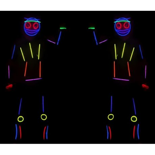 115-Piece Glow-in-the-Dark Party Sticks Pack - Image 2