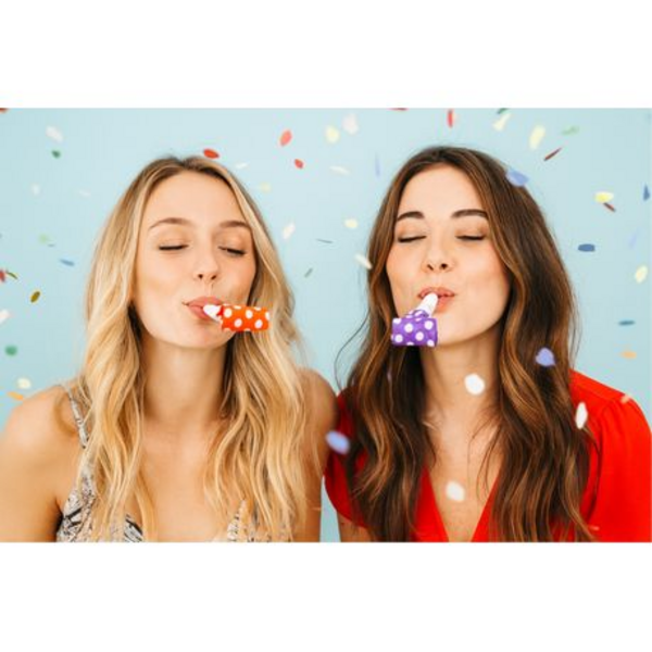 Colourful Polka Party Blowouts with White Polka Dots - Perfect Party Favors - Image 4
