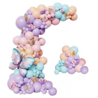 Butterfly Balloon Set 150 Pc - Whimsical Party Decor for Birthdays & Events