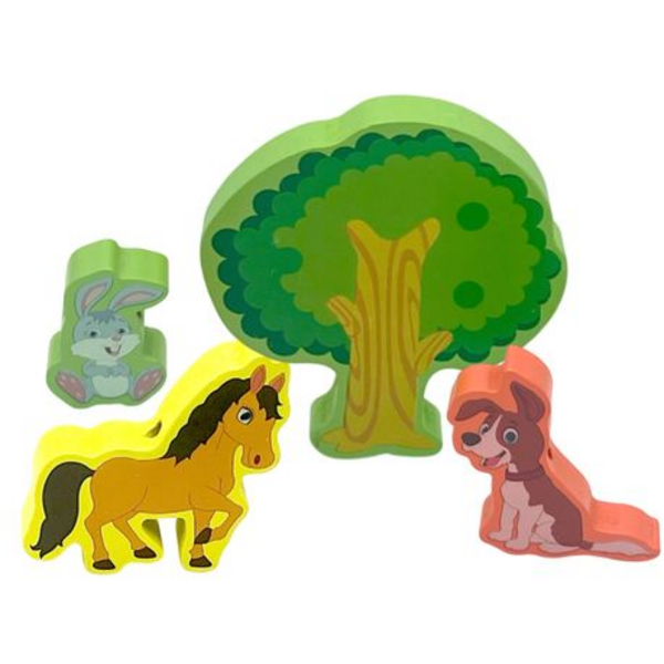 Saddle Up for Learning: STEM Montessori Lacing & Free Play Animal Farm Set - Image 8