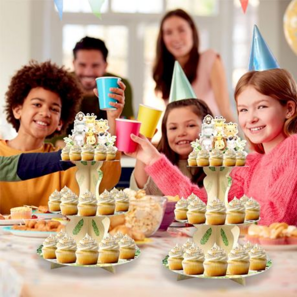 Bring the Jungle to Your Dessert Table: Fun and Functional Cupcake Stands