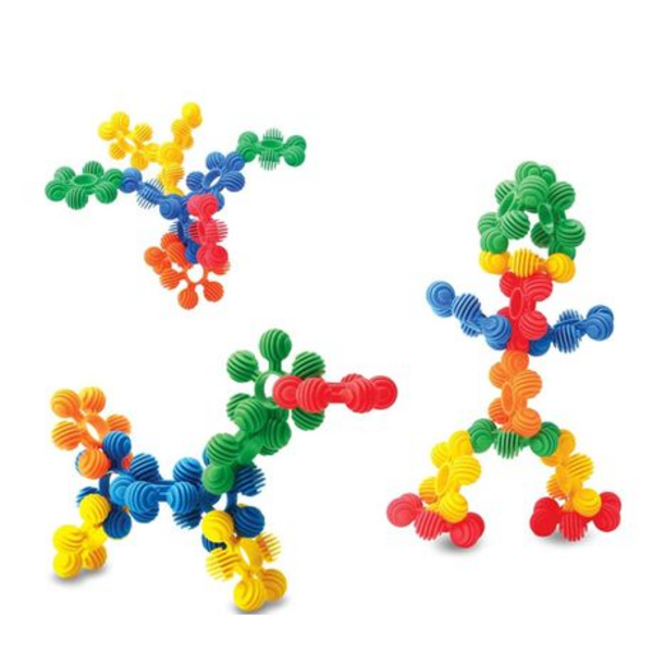 70 Piece Interlocking STEM Sunflower Building and Construction Block Toys