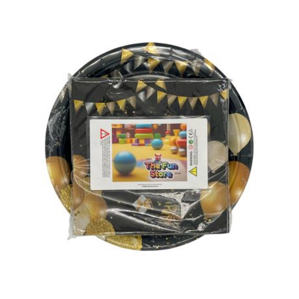 Elegant Upmarket Designer "Happy Birthday" Disposable Paper Plates & Cups - Image 7