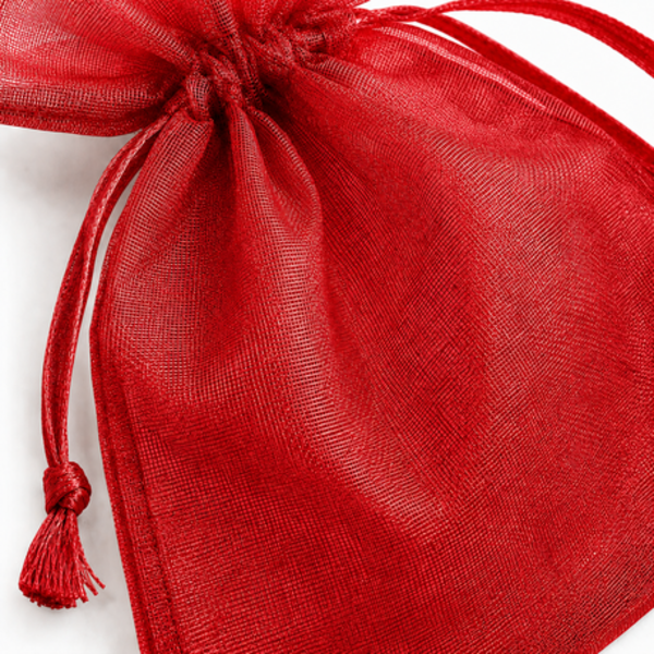 50 Organza 13cm x 18cm Bags in White, Black, Gold, Silver, Black and Red - Image 12