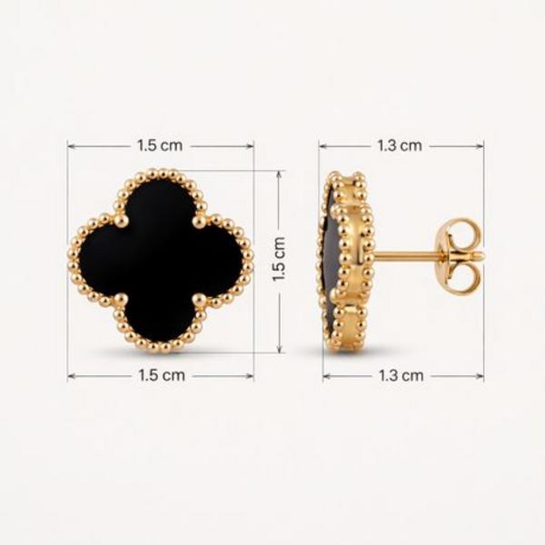 Elevate your style with timeless Vintage Alhambra Earringse. - Image 8