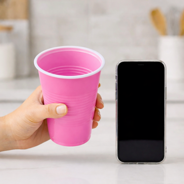 50 Disposable Party Cups - 470ml / 16oz Sturdy Plastic Drinking Cups - Image 22