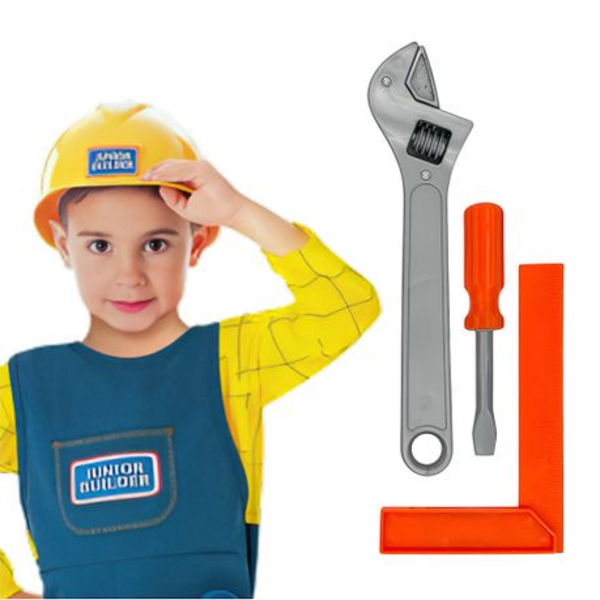 Kids Toy Tool Set with 12 Essential Tools for Imaginative Play - Image 6