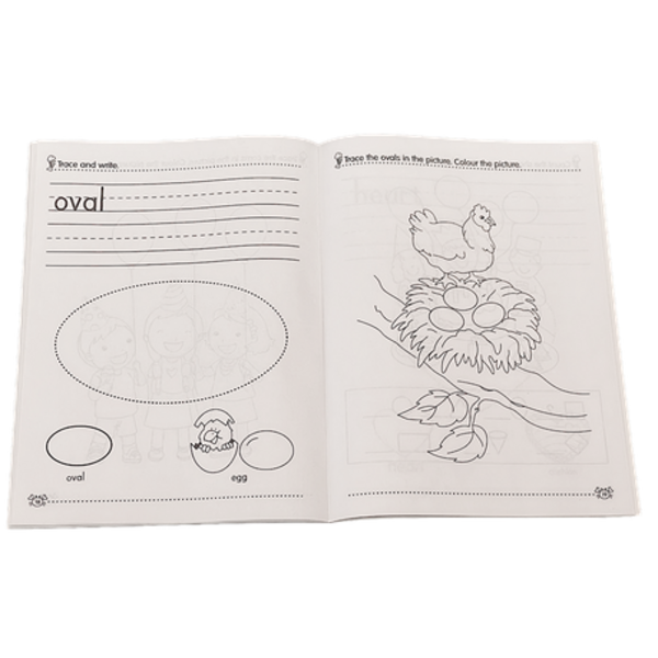 A Vibrant World - Shapes, Stickers + Colouring Book, Crafted for Fun - 3+ - Image 4