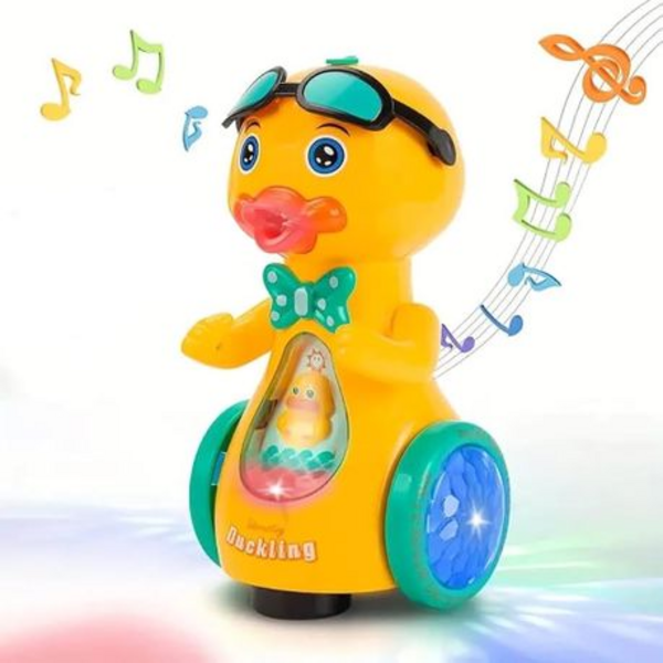 Quackers Galore! The Wacky Toy Ducking Rolles around Your Home