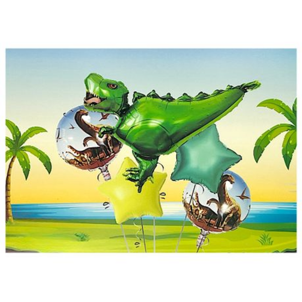 T-Rex-cellent Party Decor with Our 5-Piece Dinosaur Balloons! - Image 2