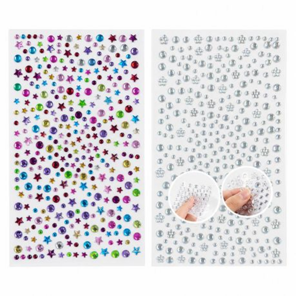 Double Pack of Nordik 3D Shimmering Rhinestone Face and Body Gems - Image 11