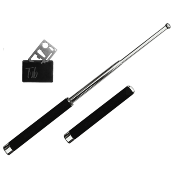 Tvb Extendable Tactical, Self Defence & Survival Baton Stick. - Image 2