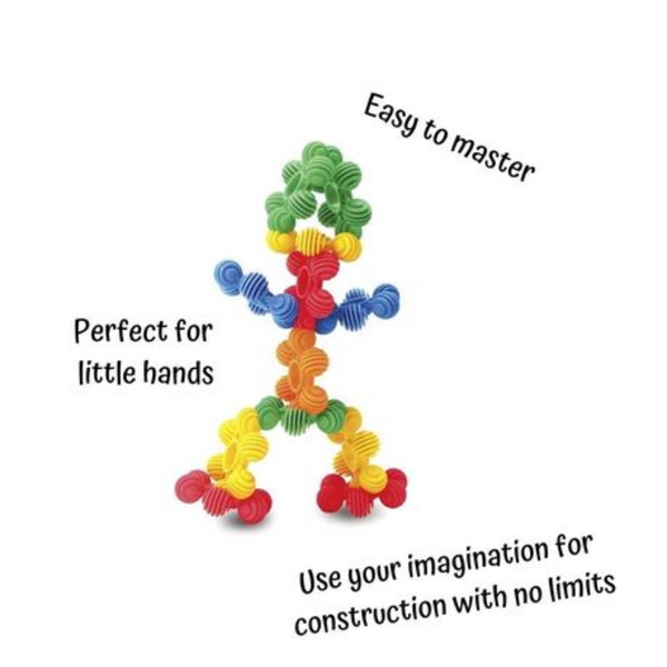 70 Piece Interlocking STEM Sunflower Building and Construction Block Toys