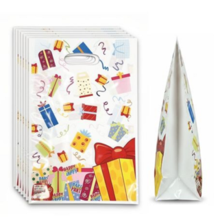 Pack of 30 All-in-One Party Solution, Birthday Party Plastic Bags