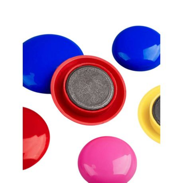 20-Pack Multicolored Magnetic Set Whiteboard & Fridge Magnets - Image 3