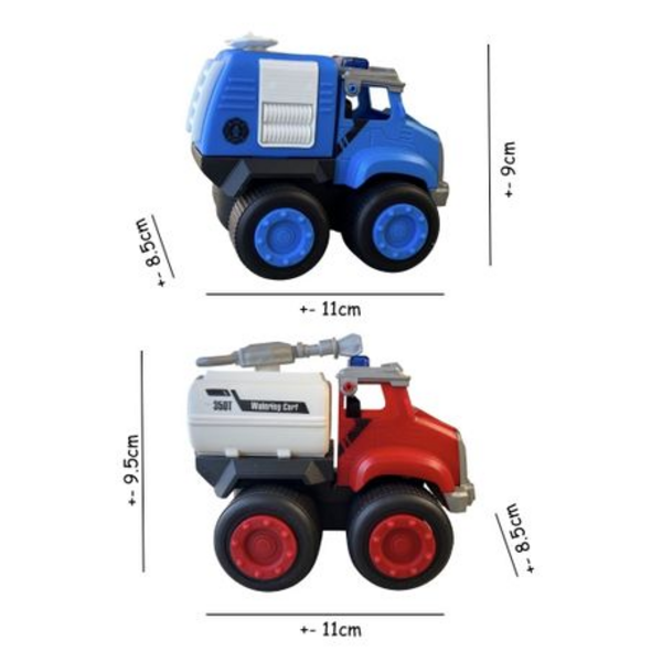 Roll Out the Red Carpet with Set of 4 Non Take Apart Trucks - Image 10