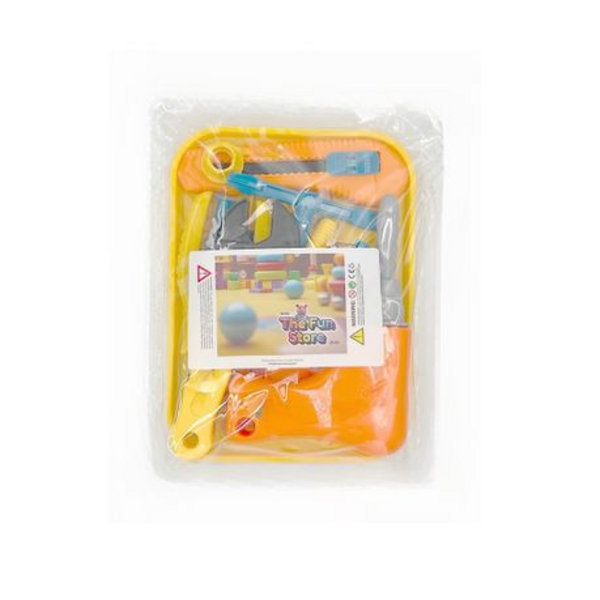Kids' Toy Plastic Tool Set - Perfect for Little DIY Enthusiasts! - Set of 17
