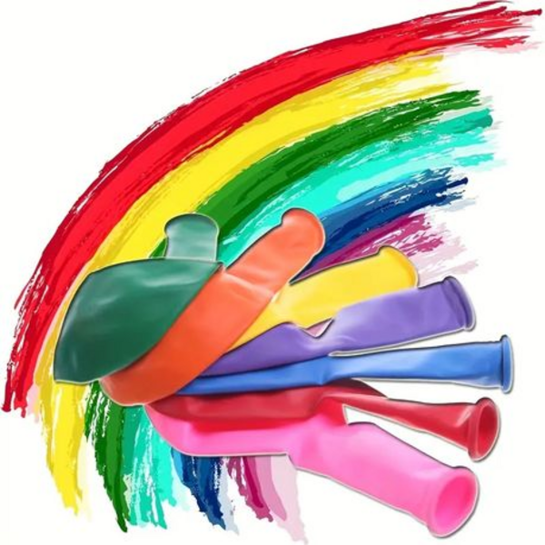 Inflate the Fun with Our 100 Piece Multi-Coloured Balloons & Hand Air Pump!
