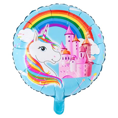 5 Piece Unicorn and Castle Balloon Bouquet - Image 5