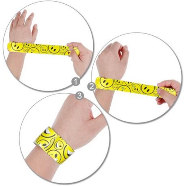 30 Emoji & Unicorn Snap Wristbands - Image 9