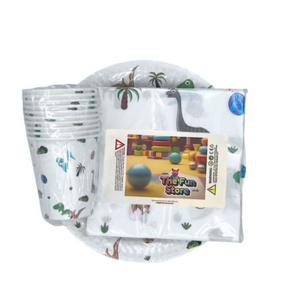 Prehistoric Party Essentials - 60-Piece Disposable Tableware Set - Image 7