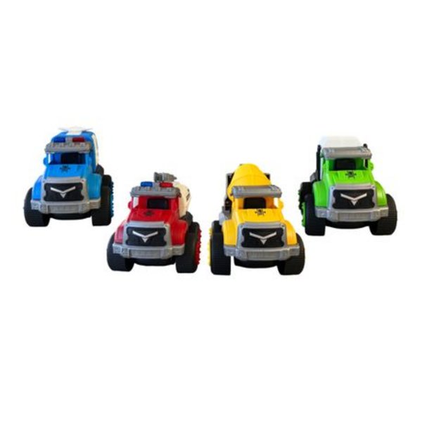Roll Out the Red Carpet with Set of 4 Non Take Apart Trucks - Image 2