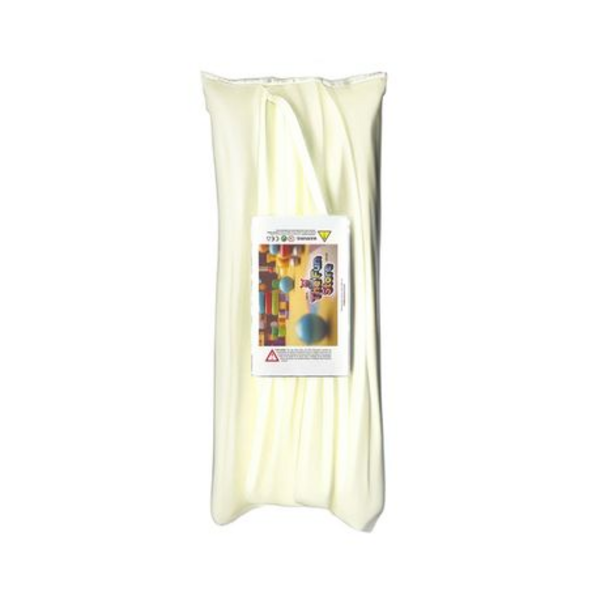 200-Count Long Latex Modeling Balloon Kit- White & Natural Hand Pump