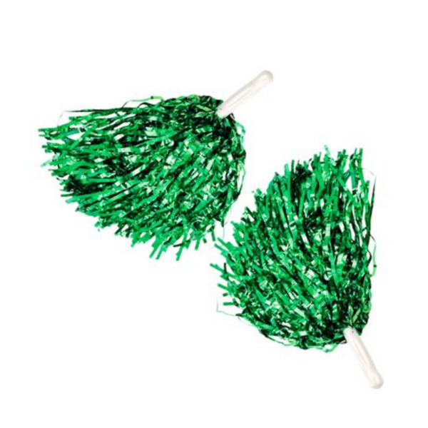 Sparkle in Every Shake Set of 2 Pom Poms - Vibrant Shine for Every Cheer - Image 30