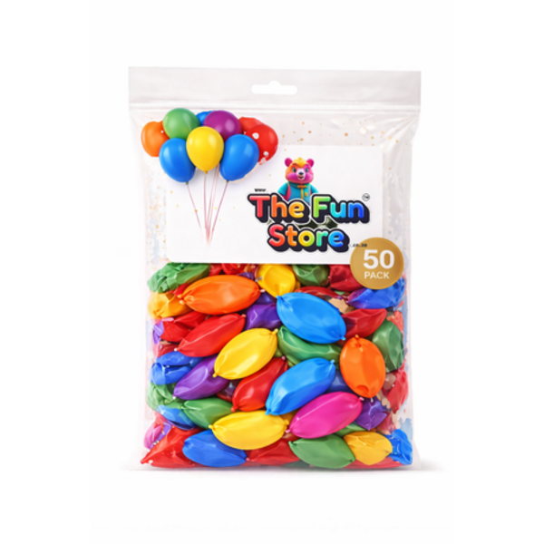 50 x Multi-Coloured 30cm Latex Balloons for Parties & Events - Image 7