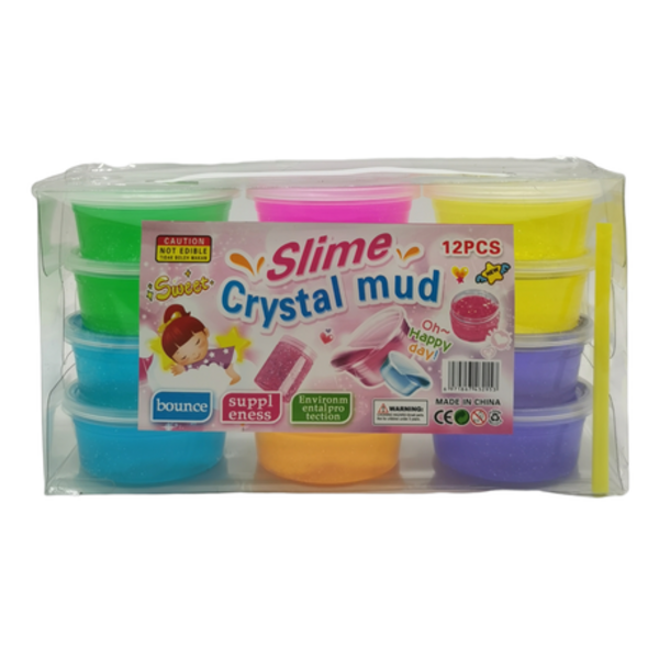 12 Piece Glitter Slime tubs - Image 2