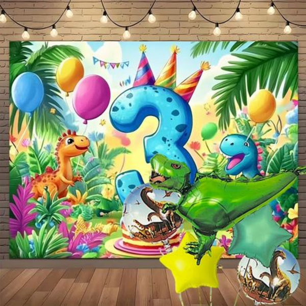 T-Rex-cellent Party Decor with Our 5-Piece Dinosaur Balloons! - Image 3