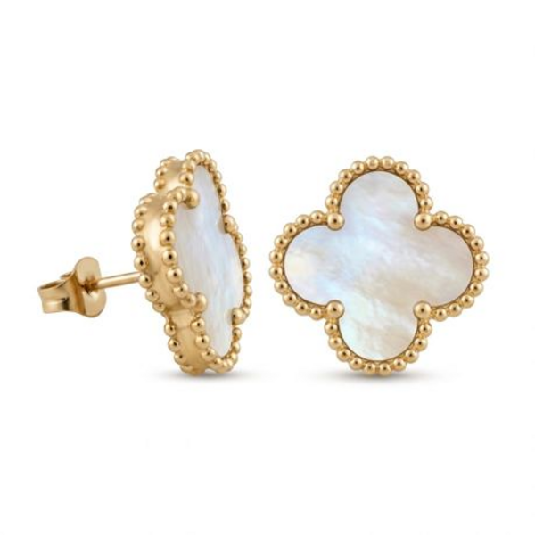 Elevate your style with timeless Vintage Alhambra Earringse. - Image 11