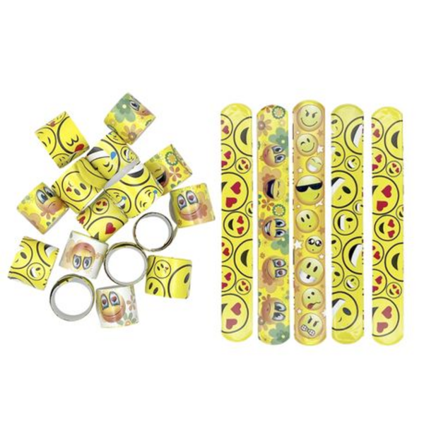 30 Emoji & Unicorn Snap Wristbands - Image 2