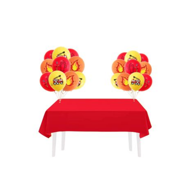 The Fun Store Fire Engine Party Decorations - Balloon Set for Kids -10 Piece - Image 4