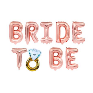 Bride to Be Wedding Party Bridal Foil Decoration Kit Set