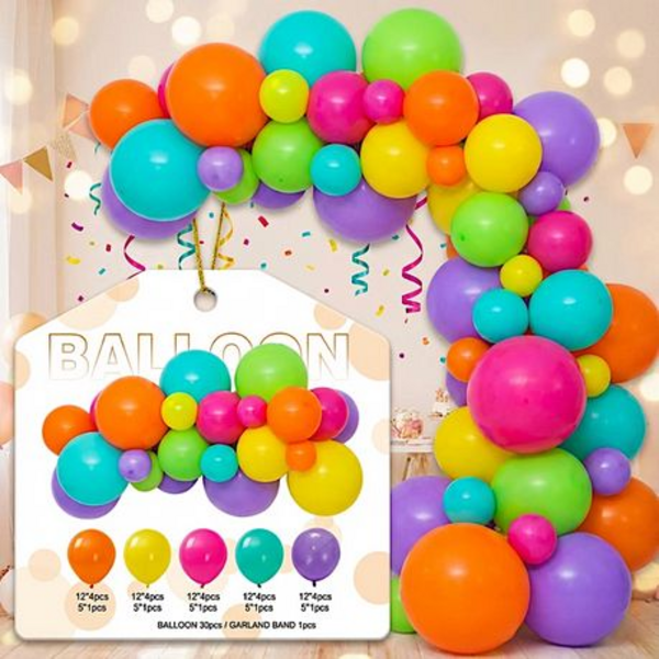 Balloon Garland Arch - Multi-Colour Party / Event Decor Set - Image 7
