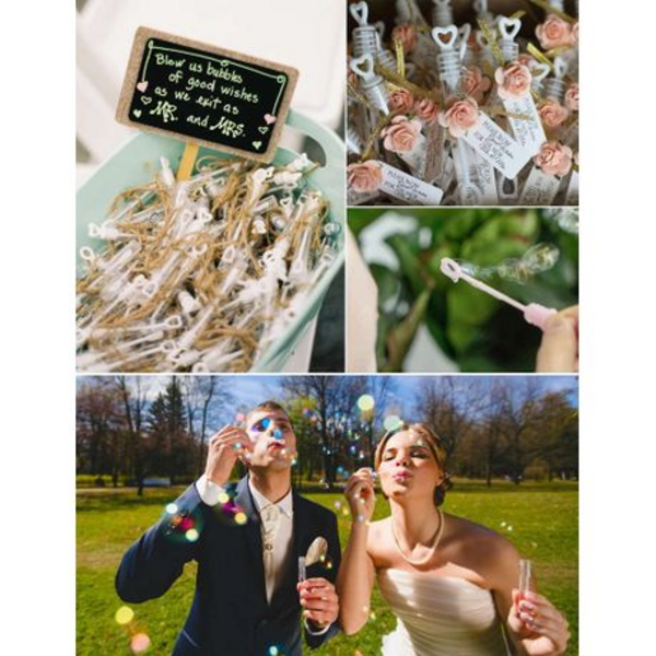 Create a Love-Filled Atmosphere with Our Wedding Bubbles - Image 6
