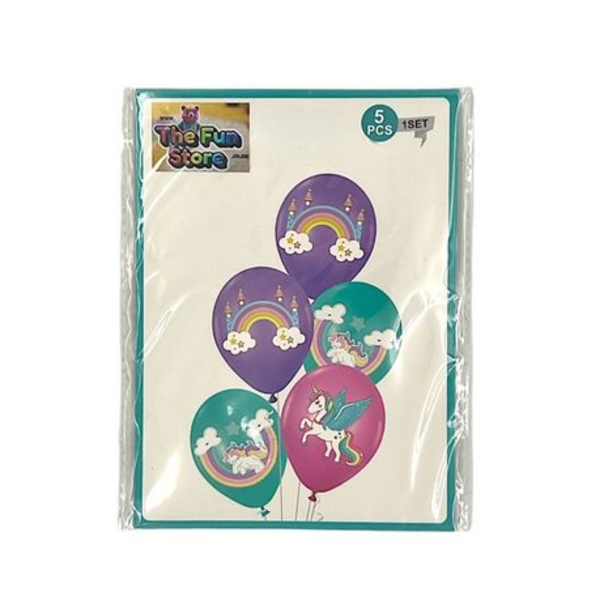Unleash the Magic with Our 5-Piece Unicorn-themed Party Balloons! - Image 2