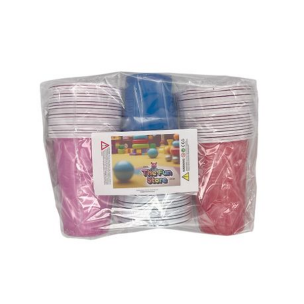 60 x 450ml Durable Disposable Plastic Cups for Parties & Events
