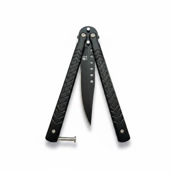 Balisong Non Trainer Butterfly Knife in Black - Flip It. Flick It. Own It.
