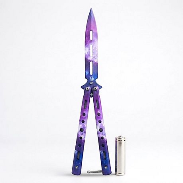 Tvb Unsharpened Galaxy Print Butterfly Trainer for Skill Building & Tricks - Image 7