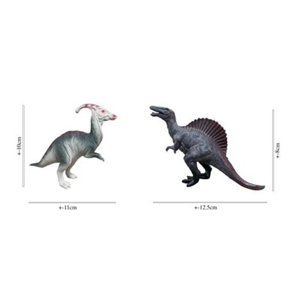 The Fun Store Roar into Imagination: 6-Piece Dinosaur Figurine Set for Kids
