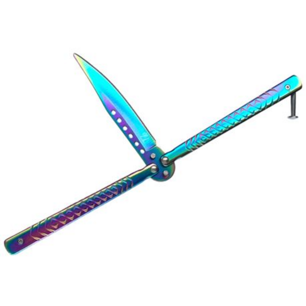 The "Butterfly" - Non Training Sharp Blade Balisong Knife - Image 4