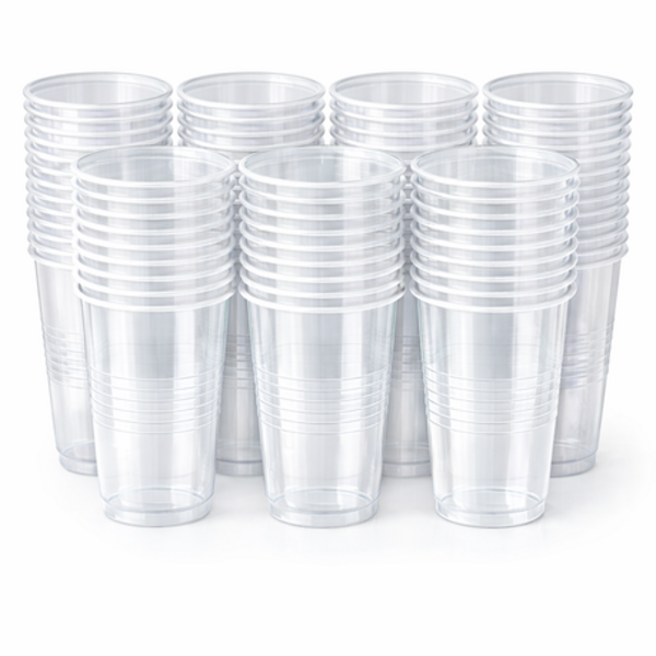 50 Disposable Party Cups - 470ml / 16oz Sturdy Plastic Drinking Cups - Image 23