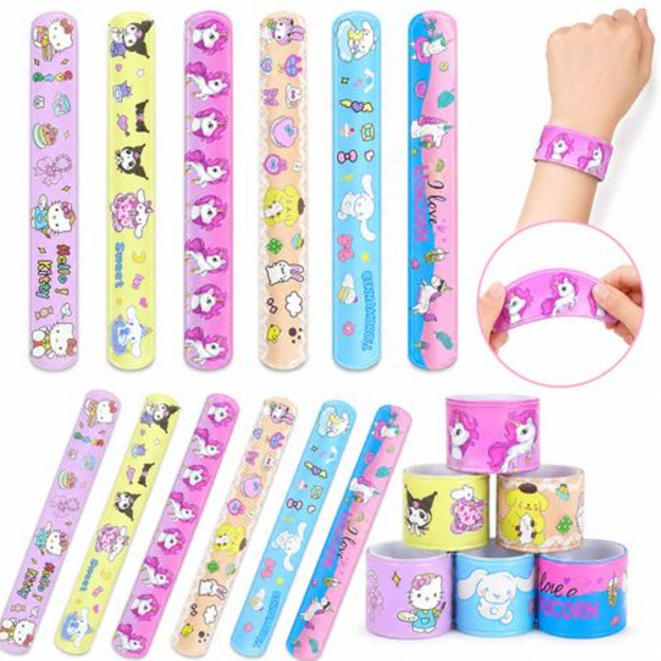30 Emoji & Unicorn Snap Wristbands - Image 13