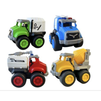 Roll Out the Red Carpet with Set of 4 Non Take Apart Trucks