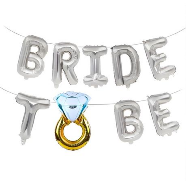 Bride to Be Wedding Party Bridal Foil Decoration Kit Set - Image 16