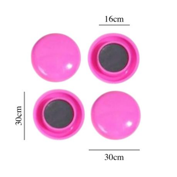 20-Pack Multicolored Magnetic Set Whiteboard & Fridge Magnets - Image 6