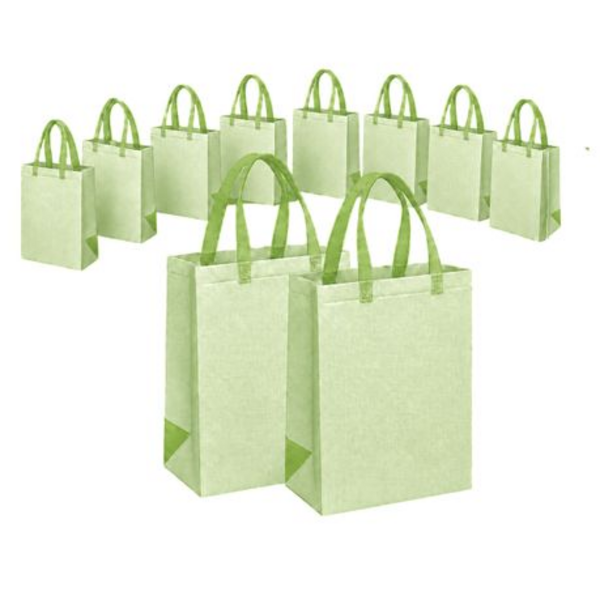 12 Pack Non-Woven Reusable Tote Gift Shopping Bags with Handles - Image 35