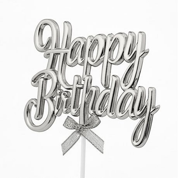 Birthday Cake 3D Decor Topper - Gold or Silver - Bday Party - Image 16